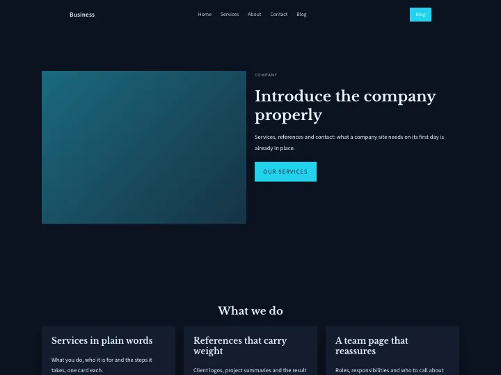 Business · Classic Midnight