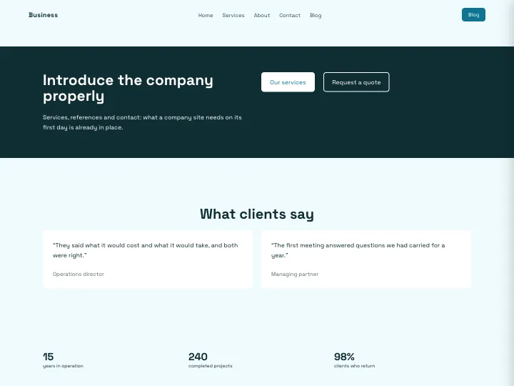Business · Modern Ocean