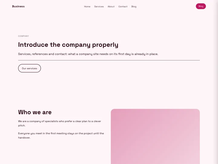 Business · Modern Rose