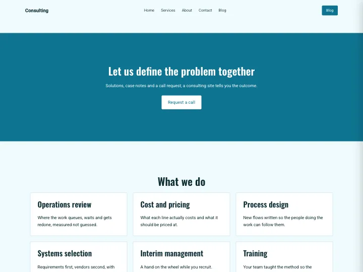 Consulting · Bold Ocean