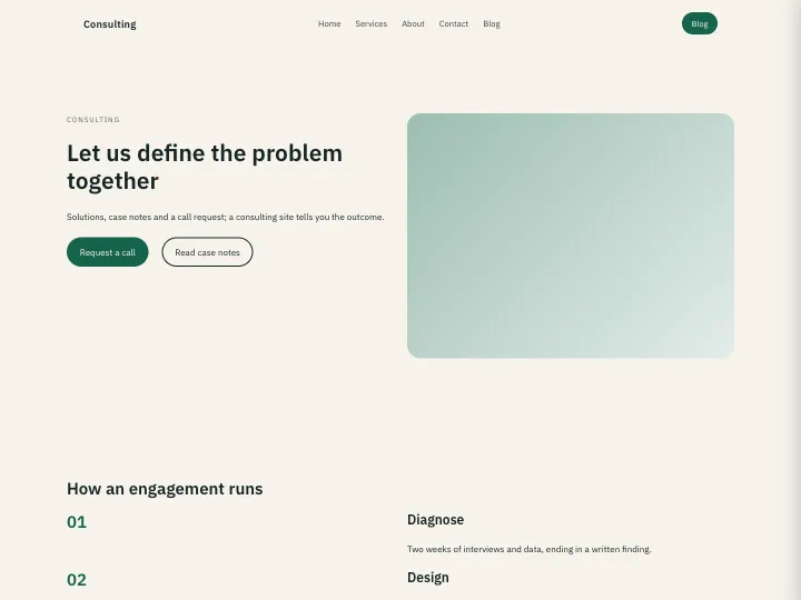 Consulting · Compact Forest