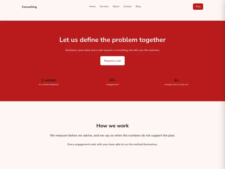 Consulting · Soft Brick