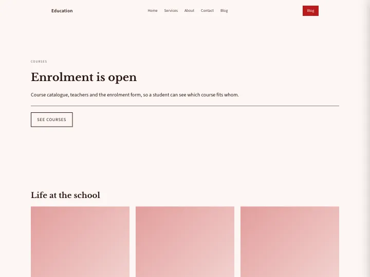 Education · Classic Brick