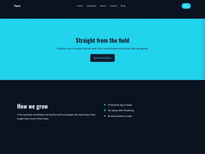 Farm · Bold Midnight