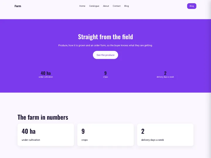 Farm · Bold Violet