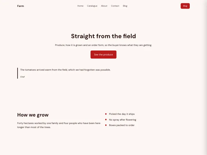 Farm · Clear Brick