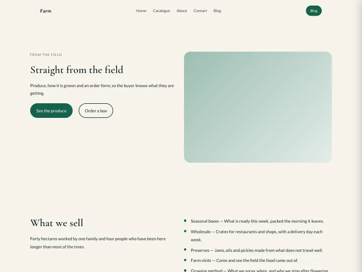 Farm · Elegant Forest