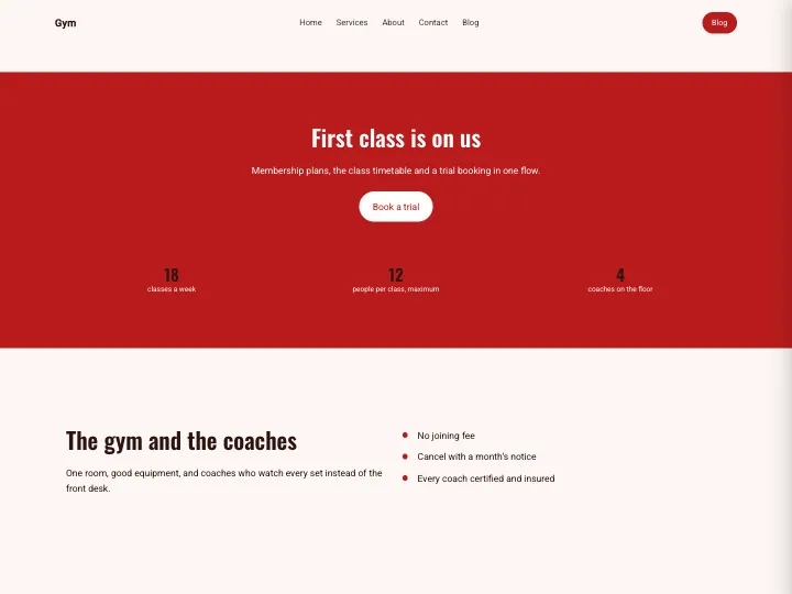 Gym · Bold Brick