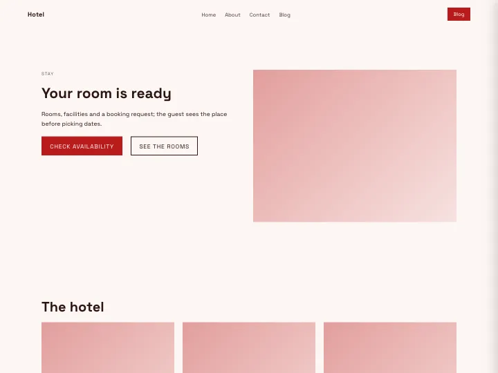 Hotel · Modern Brick