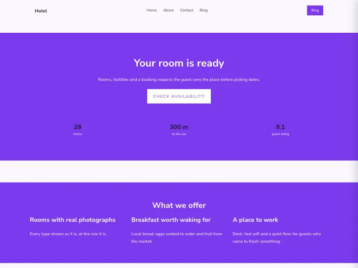 Hotel · Soft Violet