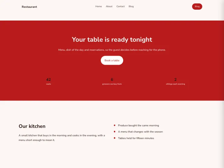 Restaurant · Soft Brick