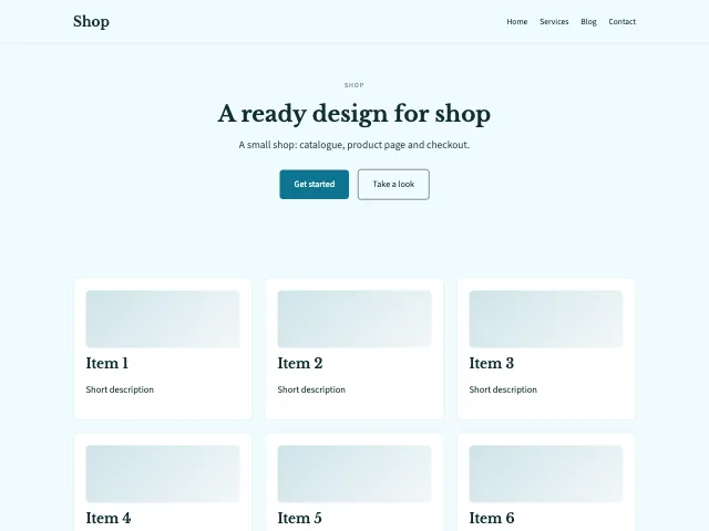 Shop · Classic Ocean