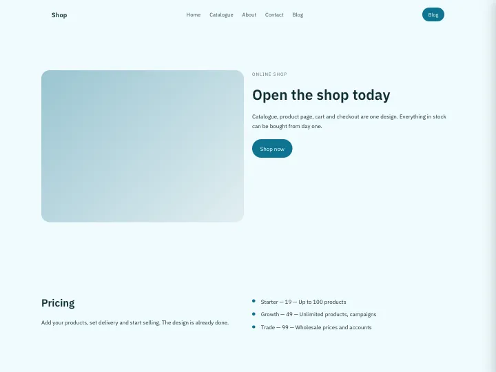 Shop · Compact Ocean