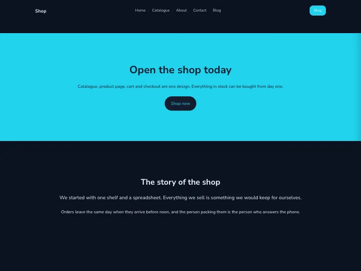 Shop · Soft Midnight