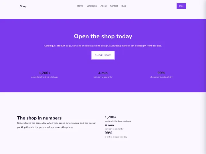Shop · Soft Violet