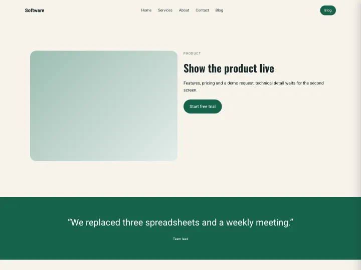 Software · Bold Forest