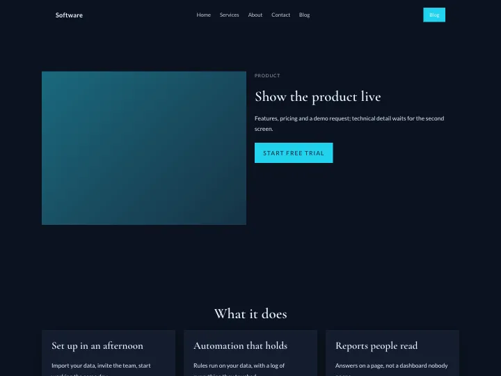 Software · Elegant Midnight