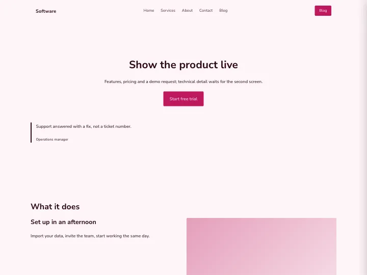 Software · Soft Rose